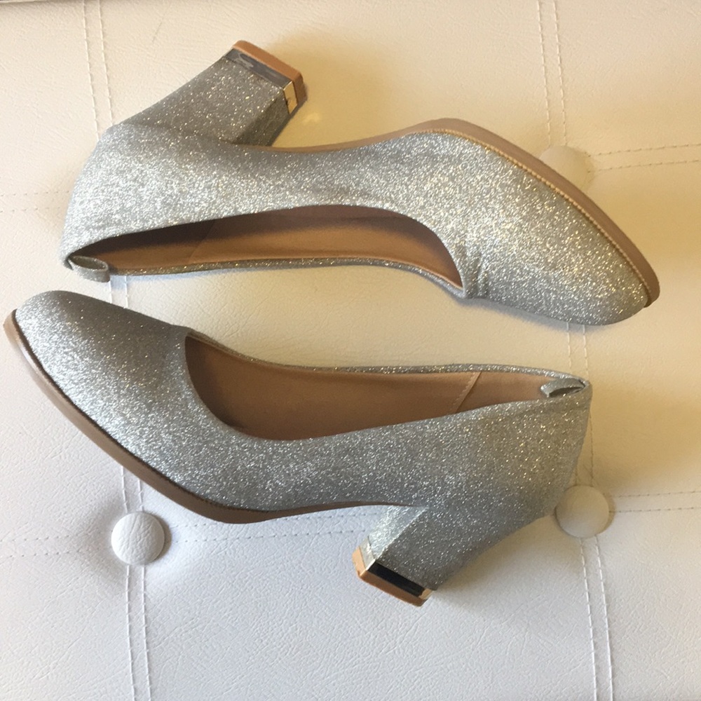 Silver shoes
